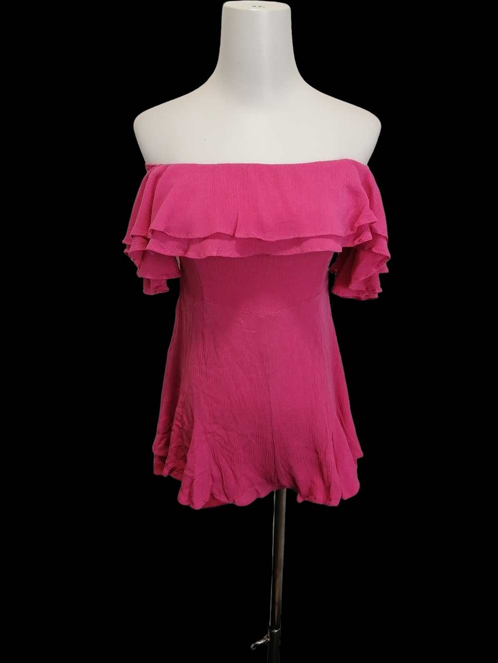 🦩🦩 Off-Shoulder Ruffle Women Jumpsuit - Hot Pink